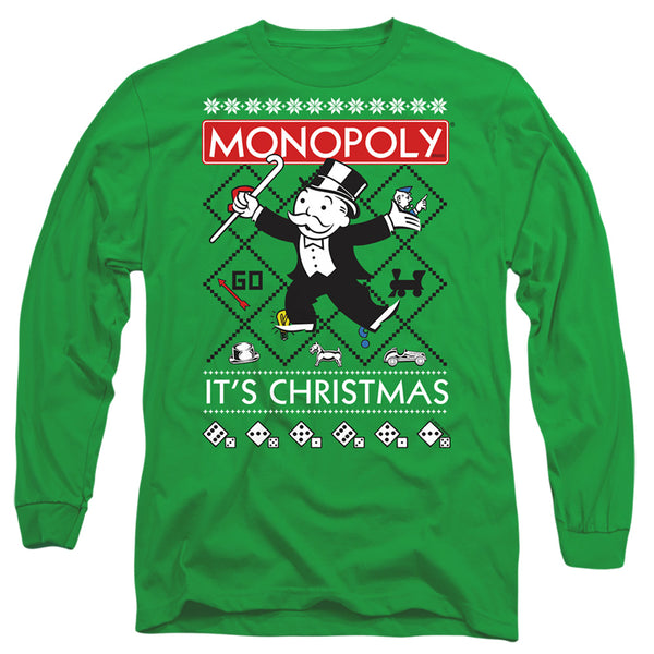 Monopoly - It’S Christmas Ugly Christmas Adult Long Sleeve