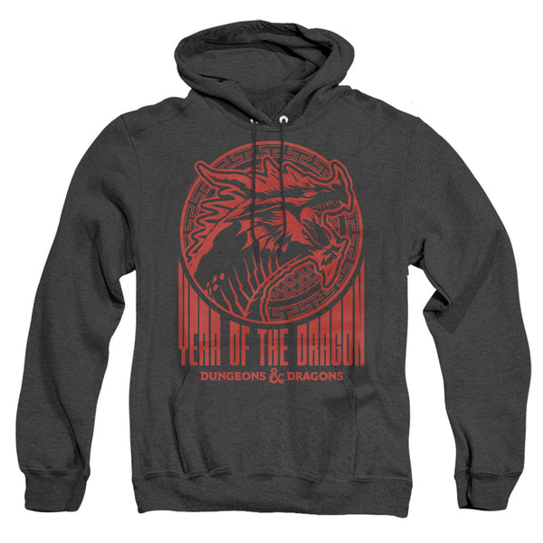 Dungeons And Dragons - Year Of The Dragon Street Red Adult Heather Hoodie