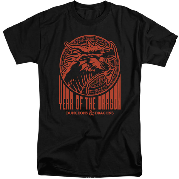 Dungeons And Dragons - Year Of The Dragon Street Red Adult Tall Fit Short Sleeve