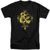 Dungeons And Dragons - Year Of The Dragon Gold Logo Adult Tall Fit Short Sleeve