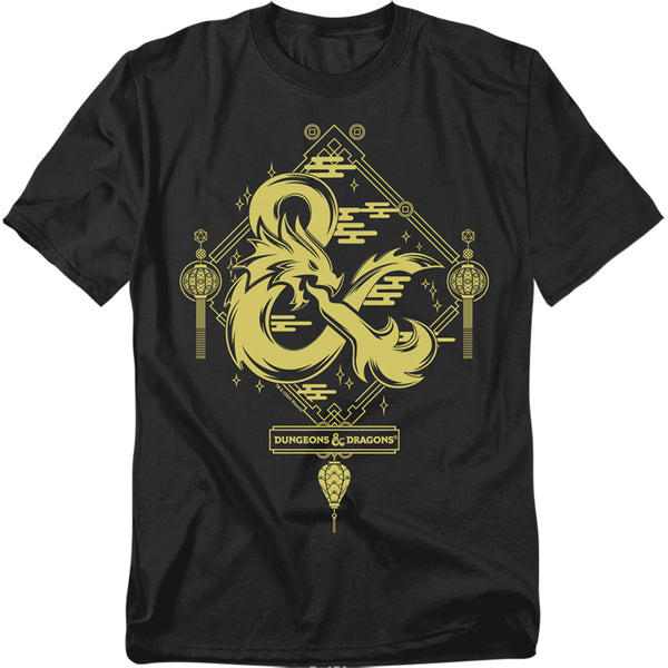 Dungeons And Dragons - Year Of The Dragon Gold Logo Adult Regular Fit Short Sleeve