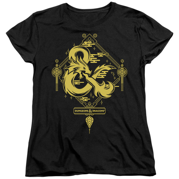 Dungeons And Dragons - Year Of The Dragon Gold Logo Women's Short Sleeve
