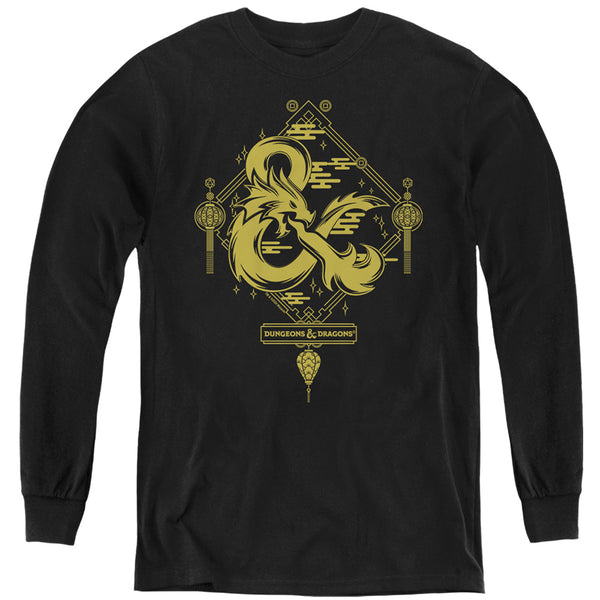 Dungeons And Dragons - Year Of The Dragon Gold Logo L - S Youth