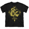 Dungeons And Dragons - Year Of The Dragon Gold Logo Youth Short Sleeve