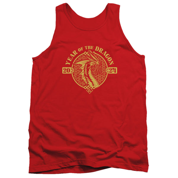 Dungeons And Dragons - Year Of The Dragon Gold Beast Adult Tank Top