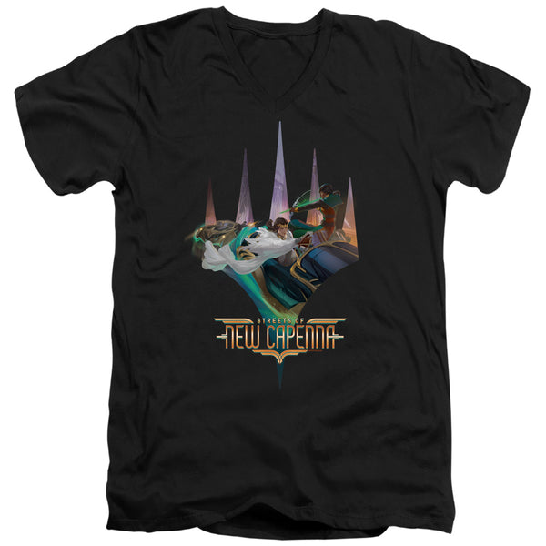 Magic The Gathering - Planeswalker Logo Adult Slim Fit V Neck Cotton