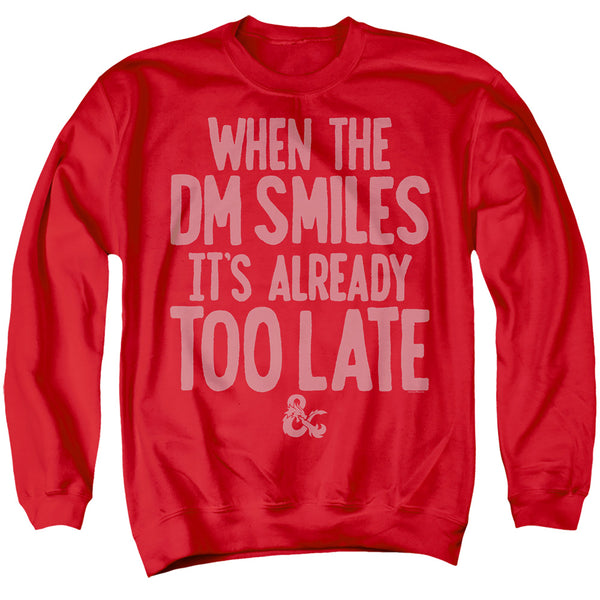 Dungeons And Dragons - When The Dm Smiles Adult Crewneck Sweatshirt