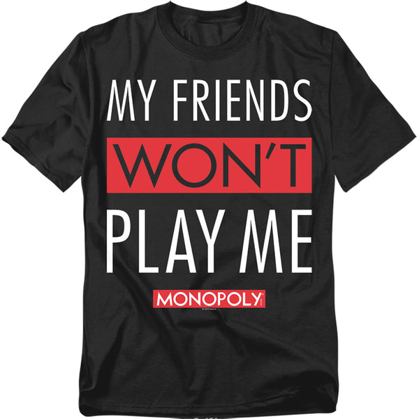Monopoly - My Friends Adult Regular Fit Short Sleeve