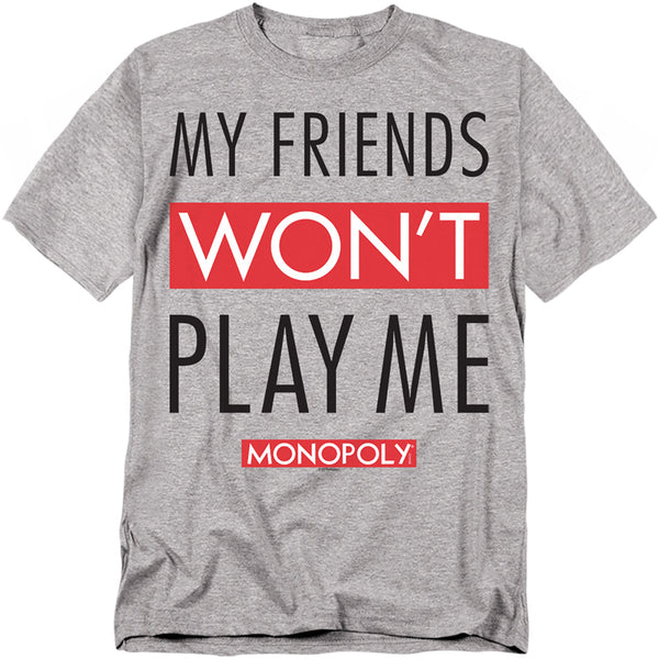 Monopoly - My Friends Adult Regular Fit Short Sleeve