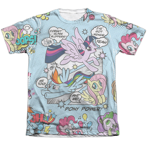 My Little Pony Tv - Pony Comic Adult Regular Fit Short Sleeve 65 - 35 Poly - Cotton