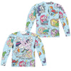 My Little Pony Tv - Pony Comic (Front - Back Print) L - S Adult Poly Crew