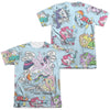 My Little Pony Tv - Pony Comic (Front - Back Print) Adult Regular Fit Short Sleeve 65 - 35 Poly - Cotton