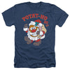 Mr Potato Head - Ho Ho Ho Adult Regular Fit Heather Short Sleeve