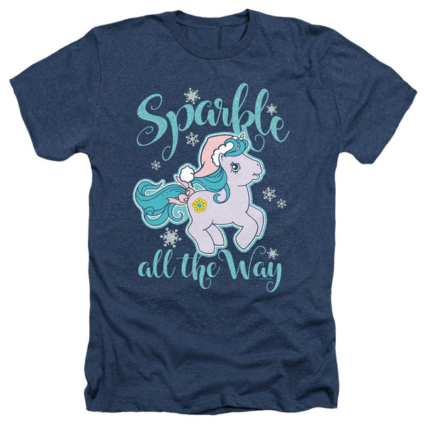 My Little Pony Retro - Sparkle All The Way Adult Regular Fit Heather Short Sleeve