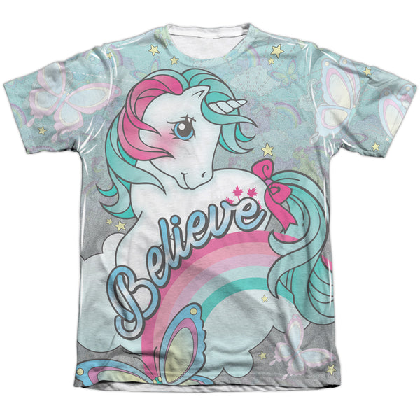 My Little Pony Retro - Believe In Dreams Adult Regular Fit Short Sleeve 65 - 35 Poly - Cotton