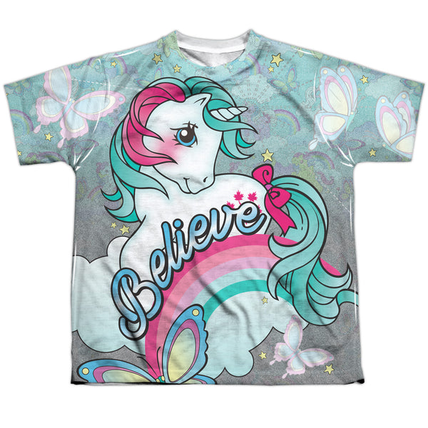 My Little Pony Retro - Believe In Dreams Youth Short Sleeve 100% Poly