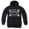 Ouija - Board On Black Youth Hooded Sweatshirt