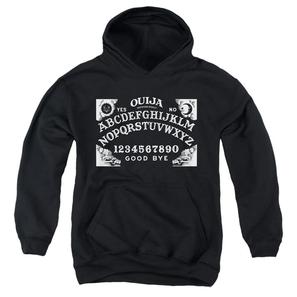 Ouija - Board On Black Youth Hooded Sweatshirt