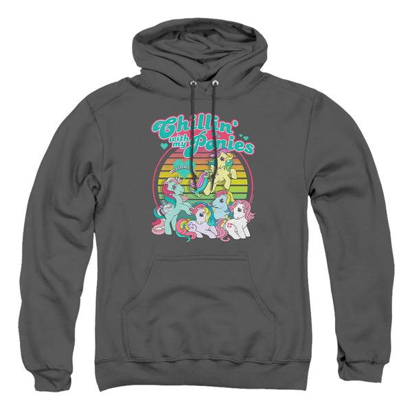 My Little Pony Retro - Chillin With My Ponies Adult Pullover Hoodie