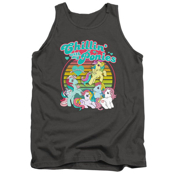 My Little Pony Retro - Chillin With My Ponies Adult Tank Top