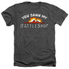 Battleship - Sunk Adult Regular Fit Heather Short Sleeve