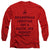 Monopoly - Lifestyle Vs Budget Adult Long Sleeve