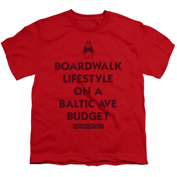 Monopoly - Lifestyle Vs Budget Youth Short Sleeve
