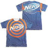 Nerf - Target Practice (Front - Back Print) Adult Regular Fit Short Sleeve 65 - 35 Poly - Cotton