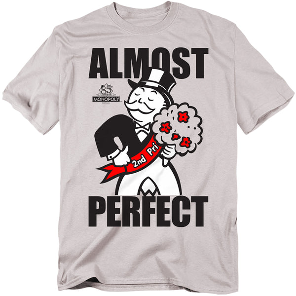 Monopoly - Almost Perfect Adult Regular Fit Short Sleeve