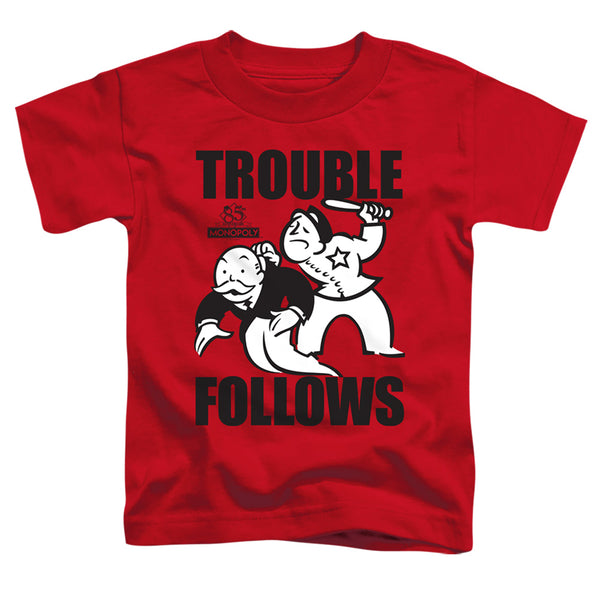 Monopoly - Trouble Follows Toddler Short Sleeve
