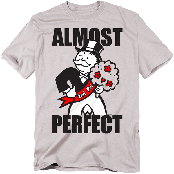 Monopoly - Almost Perfect Evergreen Adult Regular Fit Short Sleeve