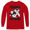 Monopoly - Trouble Follows Evergreen L - S Youth
