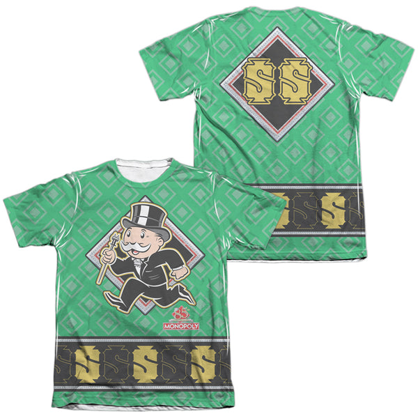 Monopoly - Jersey (Front - Back Print) Adult Regular Fit Short Sleeve 65 - 35 Poly - Cotton