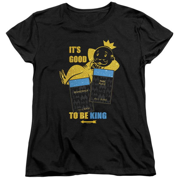 Monopoly - Its Good To Be King No Logo Women's Short Sleeve