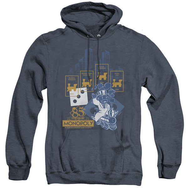 Monopoly - The True Railroad Tycoon Adult Heather Hoodie