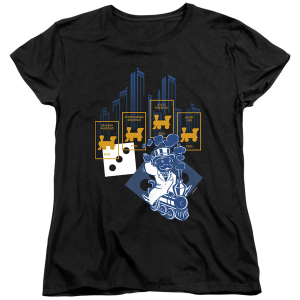 Monopoly - The True Railroad Tycoon No Logo Women's Short Sleeve