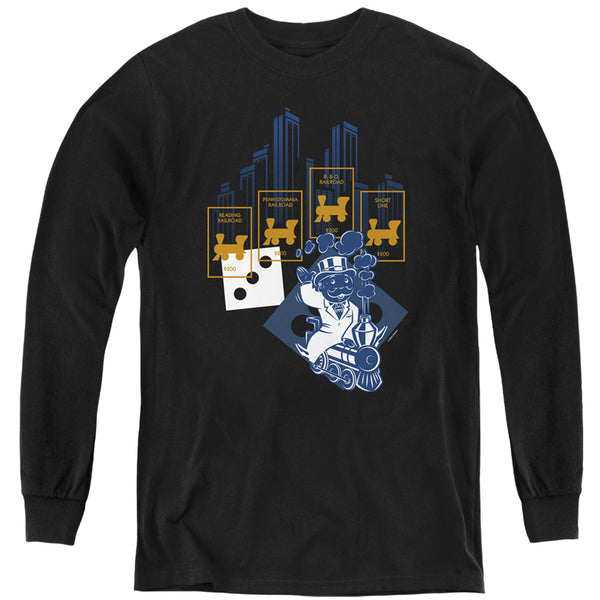 Monopoly - The True Railroad Tycoon No Logo L - S Youth