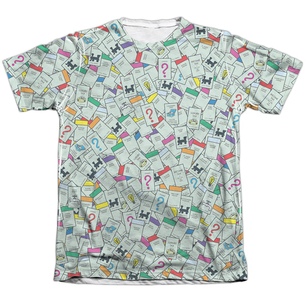 Monopoly - Property Spaces Adult Regular Fit Short Sleeve 65 - 35 Poly - Cotton