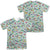 Monopoly - Property Spaces (Front - Back Print) Adult Regular Fit Short Sleeve 100% Poly