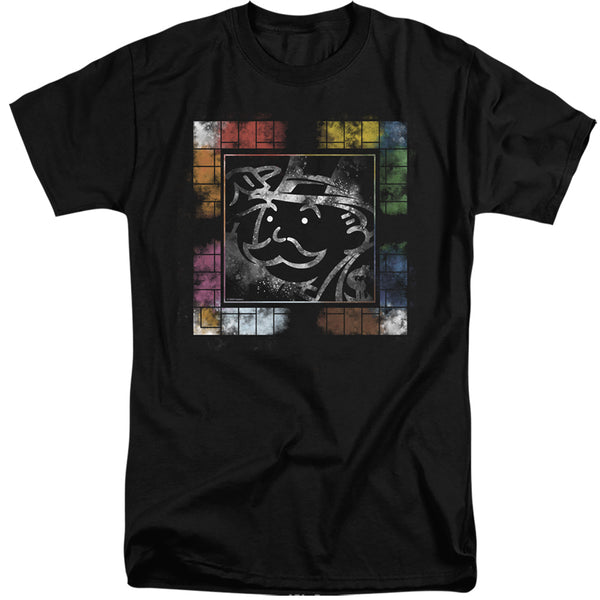 Monopoly - Dusty Game Board No Logo Adult Tall Fit Short Sleeve