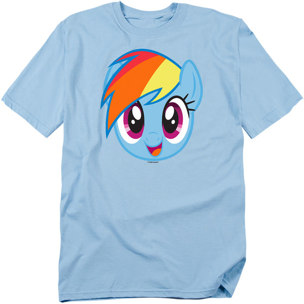 My Little Pony - Rainbow Dash Head Adult Regular Fit Short Sleeve