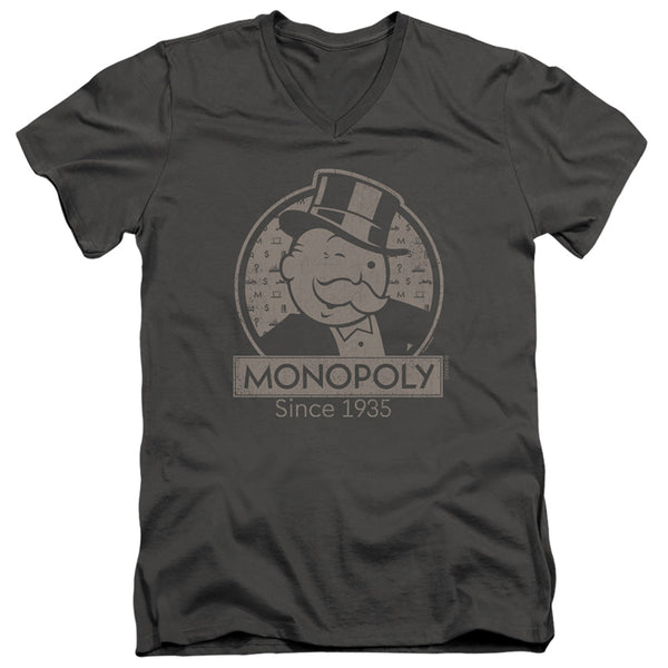 Monopoly - Wink Adult Slim Fit V Neck Cotton