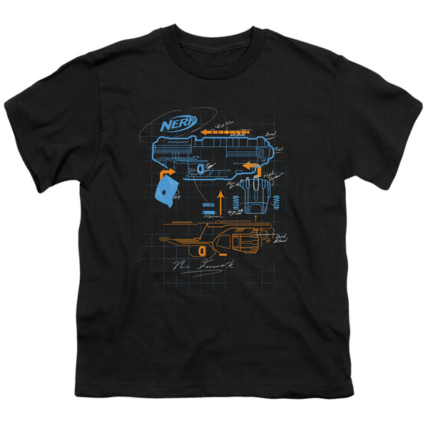 Nerf - Deconstructed Nerf Gun Youth Short Sleeve
