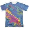 Nerf - Neon Collage Adult Regular Fit Short Sleeve 65 - 35 Poly - Cotton