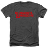 Dungeons And Dragons - Type Logo Adult Regular Fit Heather Short Sleeve
