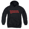 Dungeons And Dragons - Type Logo Youth Hooded Sweatshirt