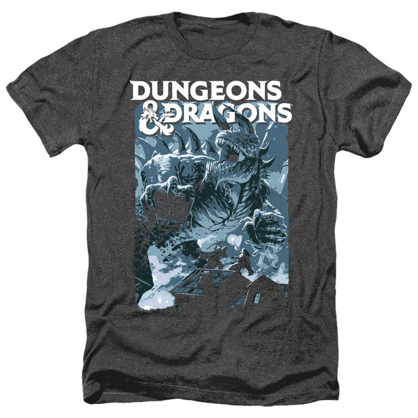 Dungeons And Dragons - Tarrasque Adult Regular Fit Heather Short Sleeve