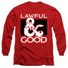 Dungeons And Dragons - Lawful Good Adult Long Sleeve