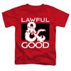 Dungeons And Dragons - Lawful Good Toddler Short Sleeve