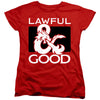 Dungeons And Dragons - Lawful Good Women's Short Sleeve